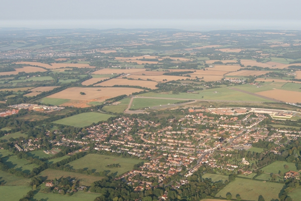 Bovingdon village and WWII Airport