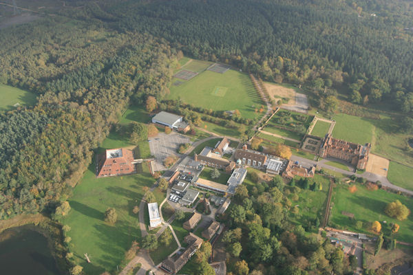 Bramshill Police College aerial view.