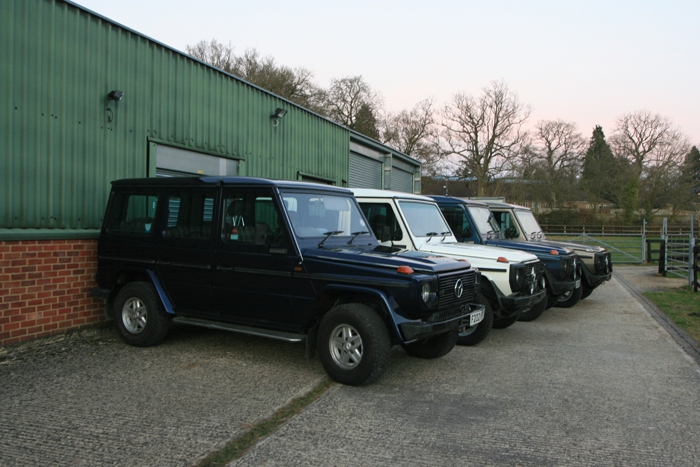 Our Mercedes G Wagen balloon rides recovery vehicles &ldquo;on parade