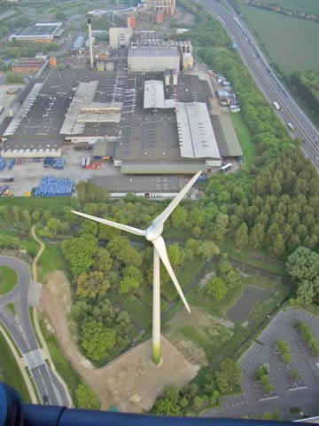 Reading wind turbine - Green Park