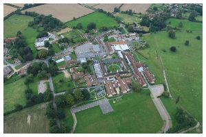 Treloar College aerial view by balloon.