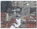 Our balloon recovery vehicle follows the balloon as it flies over Mondovi