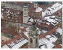 Floating past church steeples