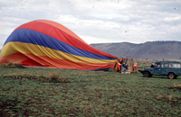 Balloon landing - hopefully close to breakfast 