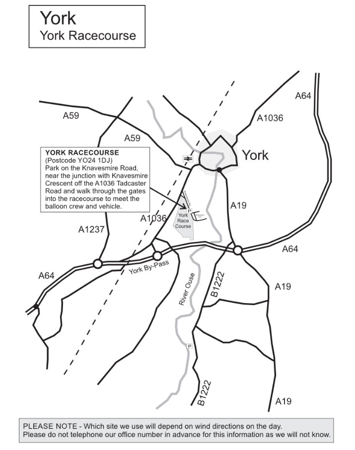 York Balloon Ride Locations