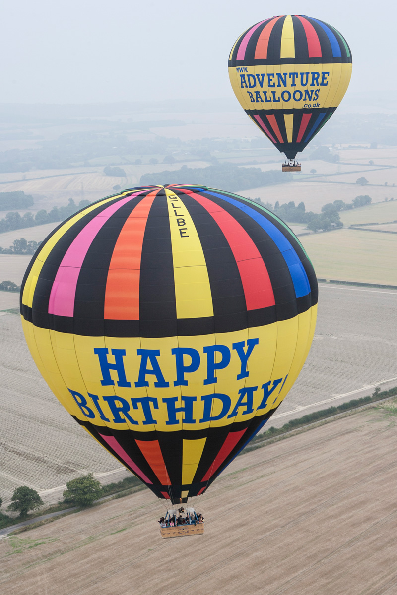 Alton Hampshire Hot Air Balloon Rides Festival Aerial Picture One