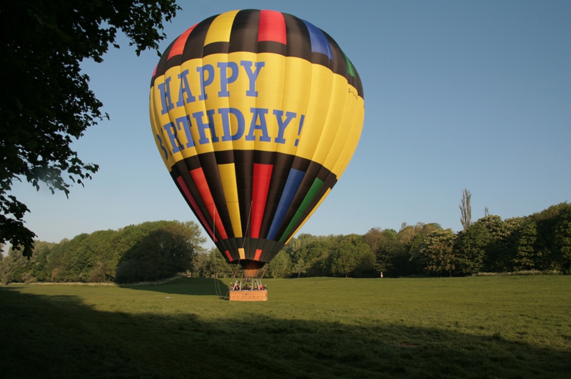 Balloon Landing at Alexandra Palace