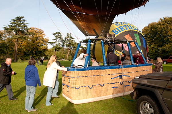 Ready for take off on your balloon flight