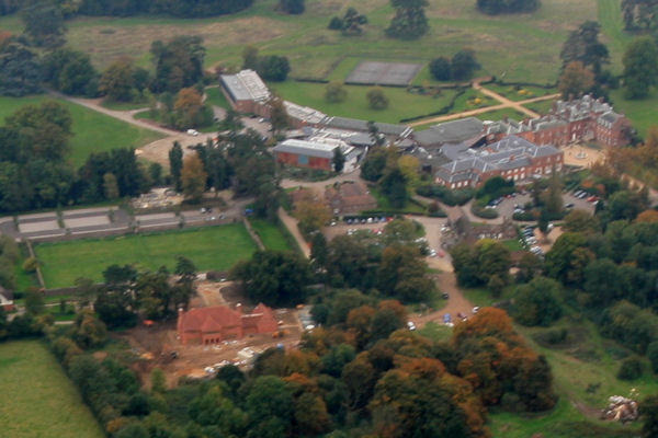 Champneys Health Resort at Tring looking South towards Chesham