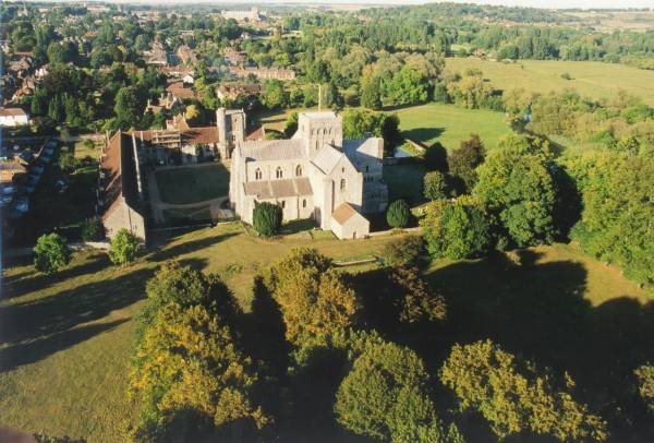 St Cross Church Winchester and grounds