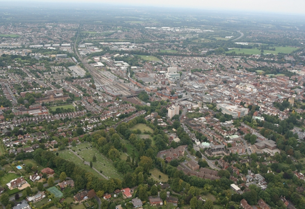 Guildford Town Centre and Railway Station