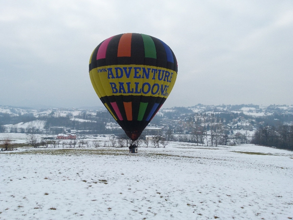 A landing in the countryside