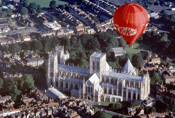 Balloon flight in our Kit Kat Balloon