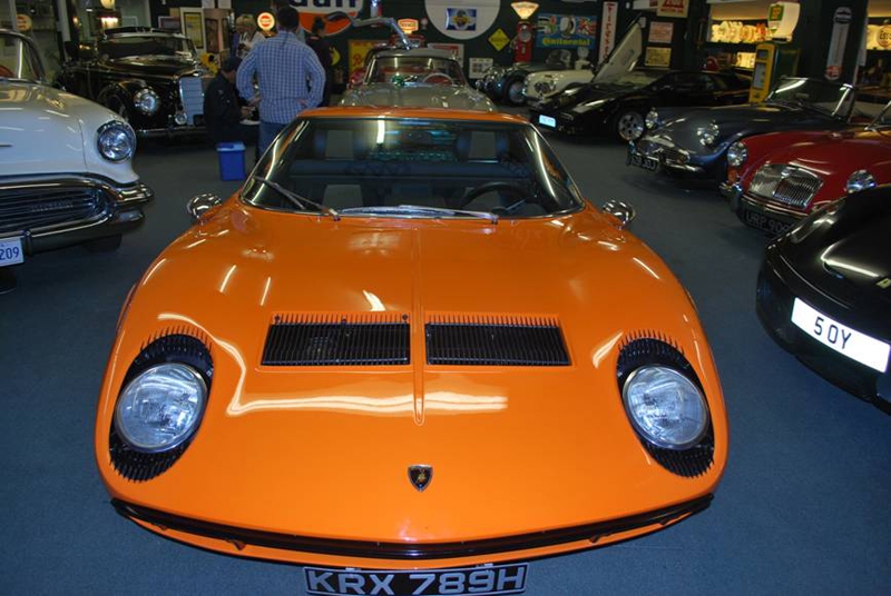 A Lamborghini Miura that may have featured in the original Italian Job film.