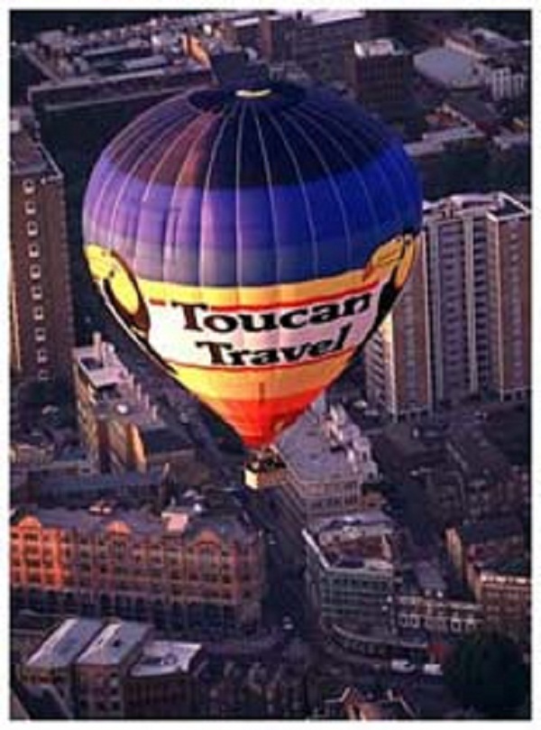 Toucan Travel Balloon over London