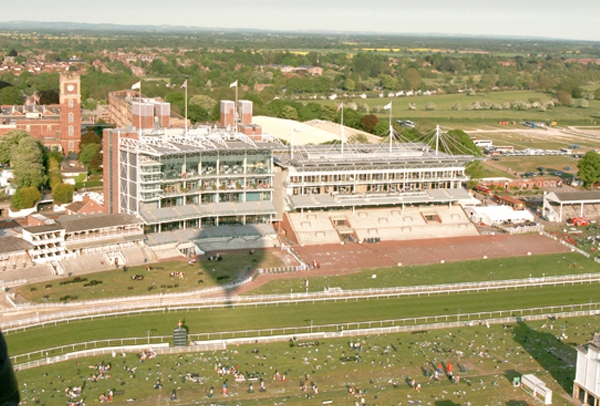 Aerial view of York Racetrack