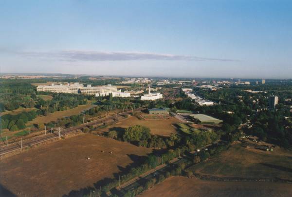 Stevenage by air balloon