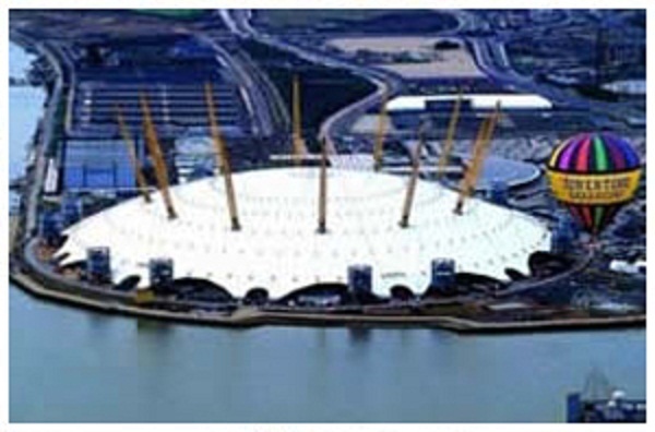 Hot Air Balloon Flight over the O2 Arena