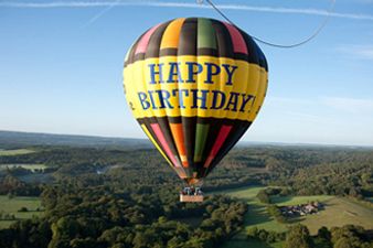 Happy Birthday Balloon flights over Hertfordshire