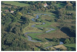 River Wey near Elstead Mill Ballooning