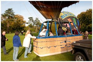 Ready for take off on your balloon flight