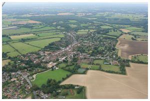 Hot air balloon flights over Odiham