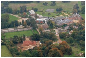 Champneys Health Resort at Tring looking South towards Chesham