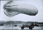 Barrage Balloon filled with hydrogen