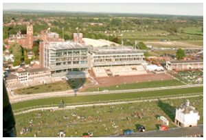 Aerial view of York Racetrack