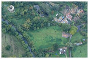 The builders are in at King Johns Castle Odiham on the Basingstoke Canal.
