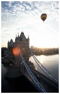 Air Balloon near Tower Bridge