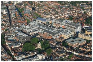 See The Oracle Shopping Centre by balloon