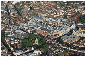 See The Oracle Shopping Centre by balloon