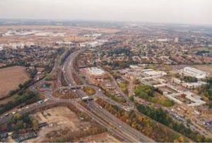 Hatfield University, Hatfield Galleria and the A1